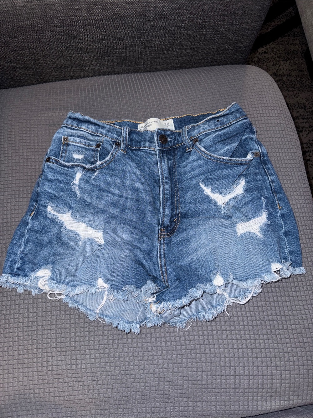 Abercrombie & Fitch Curve Love High-Rise Short